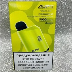 Электронная Сигарета AUPO (5000 ЗАТЯЖЕК) Лимон