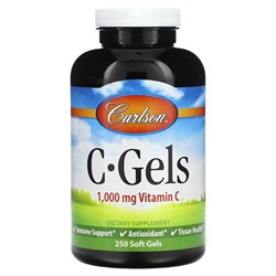 Carlson C-Gels, 1,000 mg, 250 Soft Gels