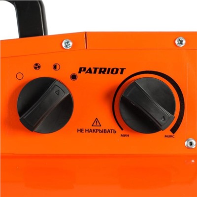 Тепловая пушка PATRIOT PT-R 15, 380 В, 15 кВт, 1600 м3/ч, вилка встраиваемая на блоке управ.   73224