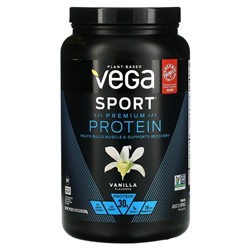 Vega Sport Premium Protein Powder, Vanilla, 29.2 oz (828 g)