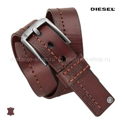 Ремень джинсовый Diesel DZBL01 burgundy