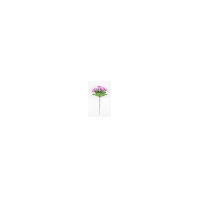 Искусственные цветы, Ветка в букете садилка фиалки 5 голов на проволоке (1010237)