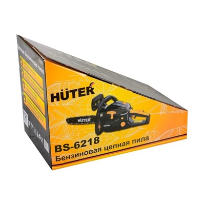 Бензопила Huter BS-6218, 4.5 л/с, 3.3 кВт, двигатель 58 см3, 0.56 л, шина 45 см, шум 114 дБ   984166