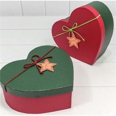 Набор подарочных коробок 3 в 1 сердце  23.5*21*9.5 см 449857