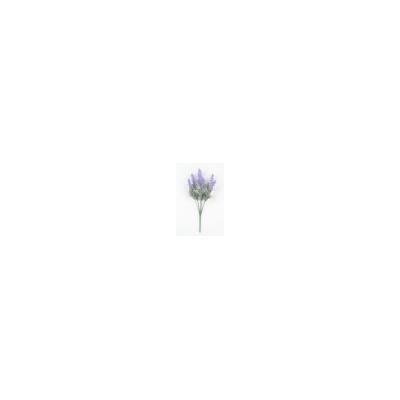 Искусственные цветы, Ветка в букете пластиковая лаванда 7 голов(1010237) фиолетовый