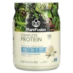 PlantFusion Complete Protein, Creamy Vanilla Bean, 1 lb (450 g)