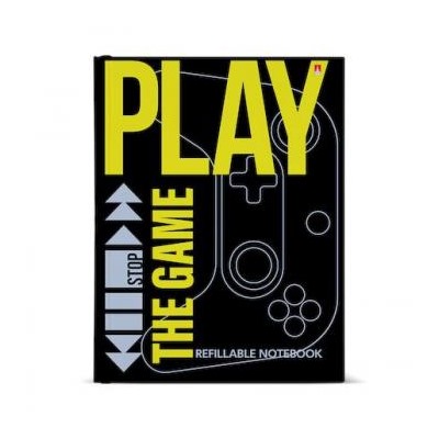 Тетрадь со сменным блоком 160л клетка на 4 кольца "PLAY THE GAME" 7-160-081/122 Альт {Россия}