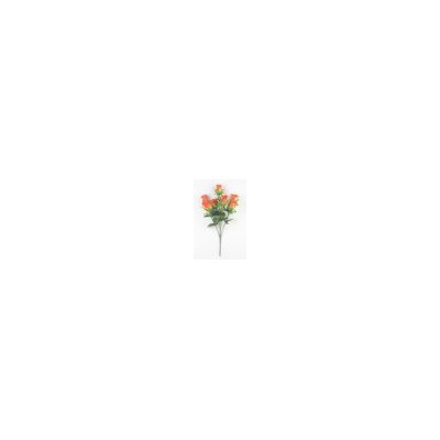 Искусственные цветы, Ветка в букете бутон роз атласных 7 голов(1010237)