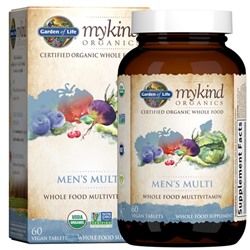 Garden of Life Mykind Organics Men's Multi -- 60 Vegan Tablets
