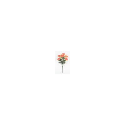 Искусственные цветы, Ветка в букете роза со снежинкой 7 голов (1010237)