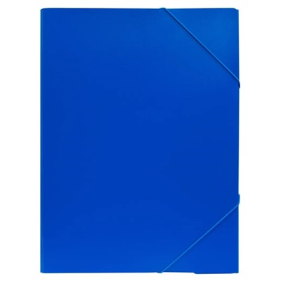 Папка на резинке А3, Calligrata, 700 мкм, до 300 листов, тиснение "песок", синяя