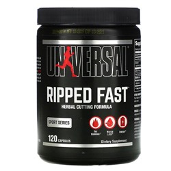 Universal Nutrition Ripped Fast, Herbal Cutting Formula, 120 Capsules
