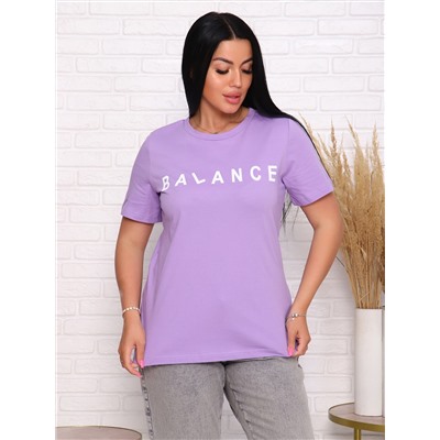 Баланс(св.лиловый) футболка женская