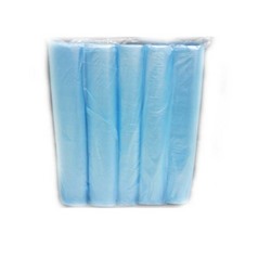 Фасовочный пакет ПНД 24*37 см 12 мкм голубой в рулоне 100 шт (цена за 5 рулонов)