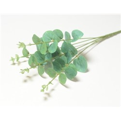 Искусственные цветы, Ветка в букете зелени эвкалипт 4 ветки (1010237) зеленый