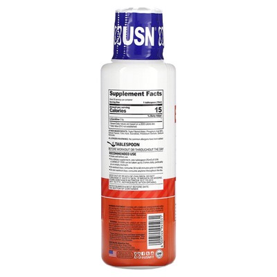 USN Liquid L-Carnicut 3500, Max Strength Dosage, Orange-Pineapple, 3,500 mg, 15.22 fl oz (450 ml)