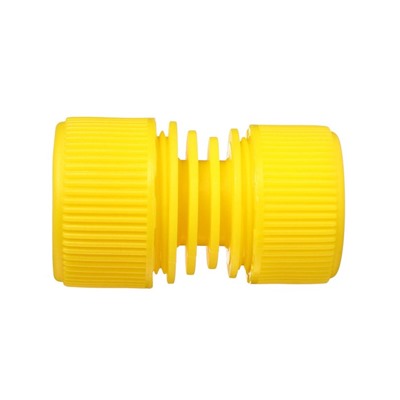 Муфта переходная, для шлангов 3/4" (21 мм) – 1" (25 мм), цанговое соединение, ABS-пластик