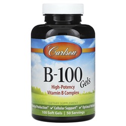 Carlson Vitamin B-100, 100 Soft Gels