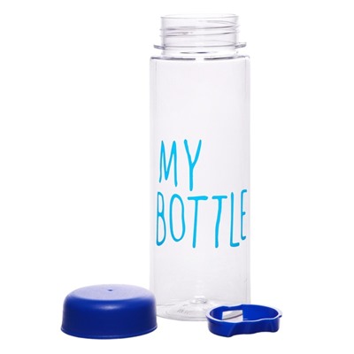 Бутылка для воды, 500 мл, My bottle, 19.5 х 6 см, чехол в комплекте, микс