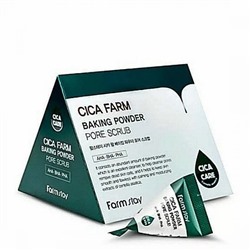 Скраб с центеллой азиатской для очищения пор CICA FARM Baking Powder Collagen Pore Scrub 25x7 mg