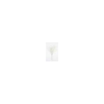Искусственные цветы, Ветка в букете водоросли 7 веток (1010237) белый