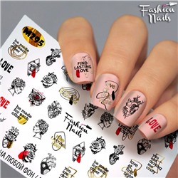 Fashion Nails, Слайдер-дизайн M295