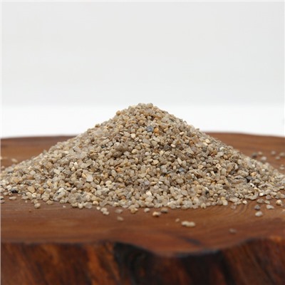Речной песок "Рецепты дедушки Никиты", сухой, фр 1,6-2,5, крошка, 1 кг
