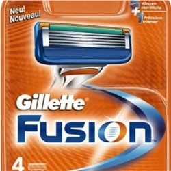 Сменные кассеты Gillette Fusion (4 шт)
