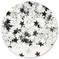 Конфетти Звезды серебряные 14 г 1501-0196