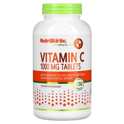 NutriBiotic Immunity, Vitamin C, 1,000 mg, 250 Vegan Tablets