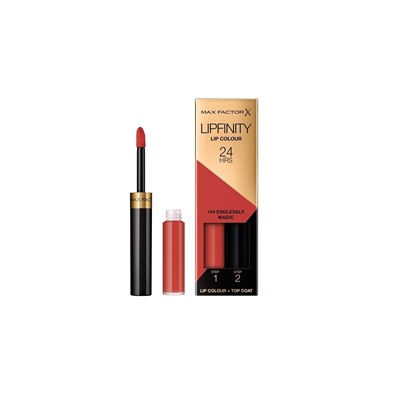 MaxFactor Стойкая жидкая помада и блеск Lipfinity 144 Endlessly Magic