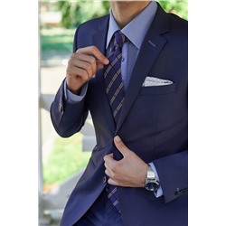 Галстук классический галстук мужской галстук с геометрическим рисунком в деловом стиле "Западня" SIGNATURE #783915