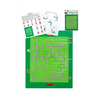 Рамка-вкладыш Танграм-лабиринт Дорога (39 деталей) П-2661 НАТАЛИ #959345