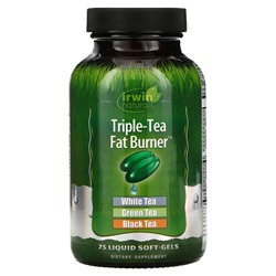 Irwin Naturals Triple-Tea Fat Burner, 75 Liquid Softgels