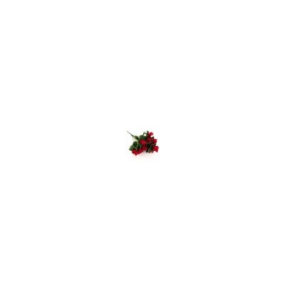 Искусственные цветы, Ветка в букете бутон розы 11 голов (1010237) микс