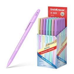 Ручка шариковая R-301 Pastel Stick синяя 0.7мм 55387 Erich Krause {Китай}