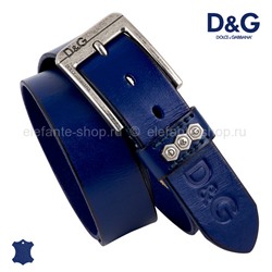 Ремень джинсовый Dolce & Gabbana #DG01 blue