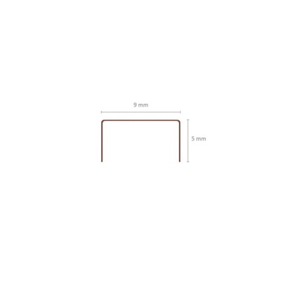 Скобы для степлера ErichKrause № 10, омедненные, 1000 штук