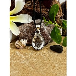 Серебряный кулон с Кристаллом, 8.57 г; Silver pendant with Crystal, 8.57 g