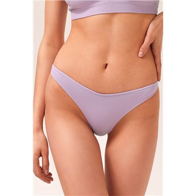 MY Трусы купальника SL634 V-KINI RIB (1/100) (purple (пурпур) MY #857385