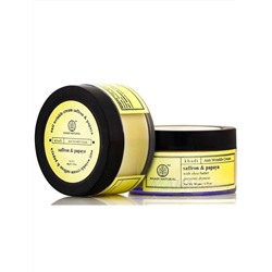 Крем для лица от морщин Шафран и Папайя, 50 г, производитель Кхади; Saffron & Papaya Anti Wrinkle Cream, 50 g, Khadi