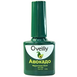 Oveiliy, Каучуковая фруктовая БАЗА АВОКАДО, 10ml