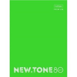 Тетрадь А4  80л клетка на кольцах "NEWtone NEON ЛАЙМ" (062036) 00934 Хатбер {Россия}