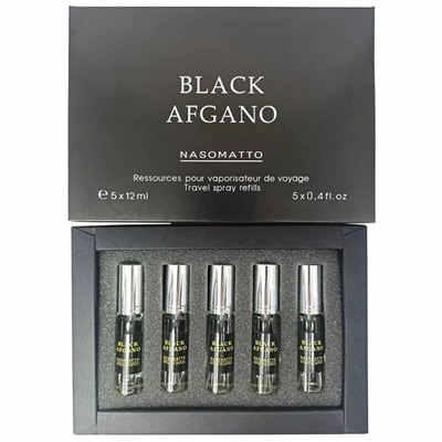 Набор Naomatto Black Afgano 5x12 ml