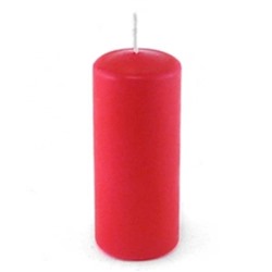 Свеча столбик 70х200мм красная SH bw34644