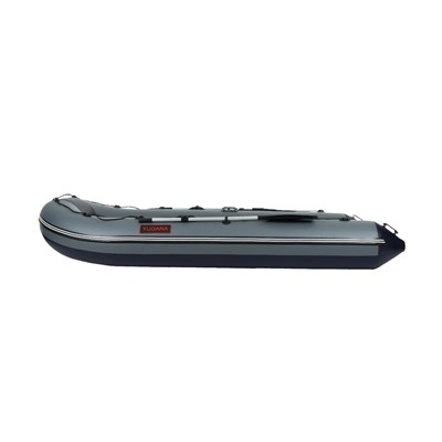 Лодка YUGANA 3400 СК, слань+киль, цвет серый/синий