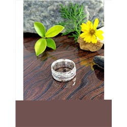 Серебряное кольцо с вращающимися элементами, 9.88 г, размер - 16.5; Silver ring with Spinner, 9.88 g, Size - 6