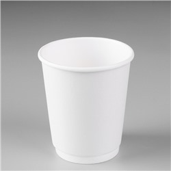Стакан "Белый", для горячих напитков двухслойный, 250 мл, диаметр 80 мм
