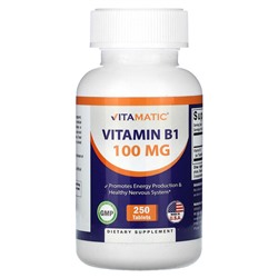 Vitamatic Vitamin B1, 100 mg, 250 Tablets