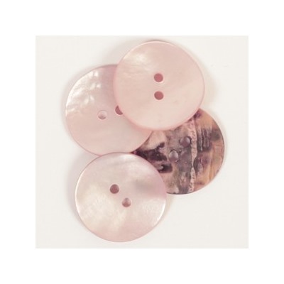 Пуговица Drops круглая (розовый) 20mm 607